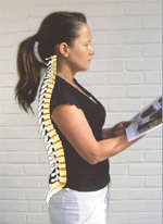 Staande houding rugpijn