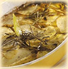 Tarbot met zuiderse aardappel