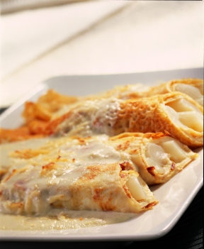 Asperges in flensjes