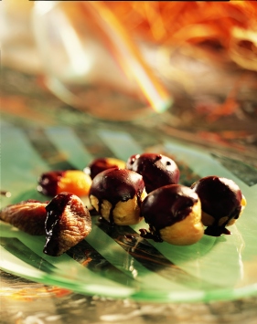 Profiteroles met winterfruit