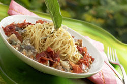 Bospaddenstoelenpasta