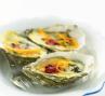 Oesters met romige sinaasappelsaus