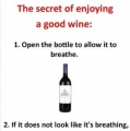 Het geheim van genieten van wijn