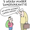 minder zomervakantie