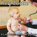 hey dokter, dit is geen MP3 speler....