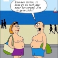 aan het strand