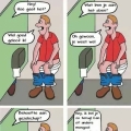 op het toilet...