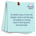 de slanke vrouw...