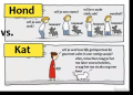 verschil hond en kat....