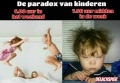 de paradox van kinderen...