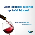 geen druppel...