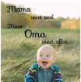 mijn oma...