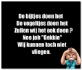 doen als de bijtjes...
