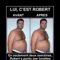 voor en na... enkel in 3 weken heeft hij 'zijn bril' verloren...