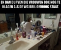 orde in de badkamer...