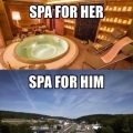 spa is niet voor iedereen hetzelfde...