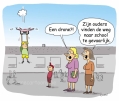 naar school per drone....