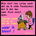 thuis FBooken...