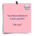 in twee woorden....