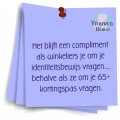 een compliment?