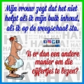 die weegschaal toch...