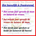 Het huwelijk...