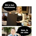 Het weekmenu!