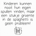 Kinderen en eten....