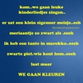 kinderliedjes...
