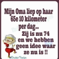 waar is oma?