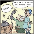 dat werkt enkel met een smartphone oma!