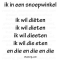in de snoepwinkel