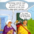 altijd weer die golf!