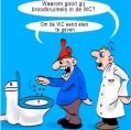 voor de WC-eend!