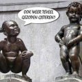 manneke pis heeft een vriendin