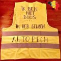 autopech... geen geel hesje