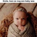 Greta T, toen ze klein was.....