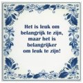 een tegeltje