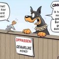 oppassen vor de hond!!!