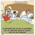 oei, de liefde is niet groot...
