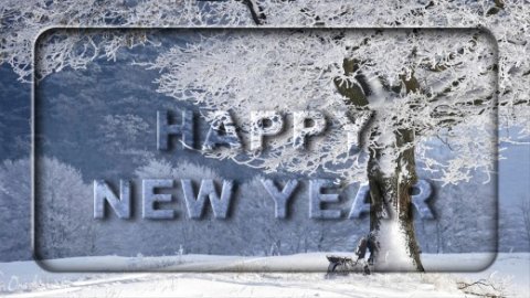 E-card Kerstmis & Nieuwjaar