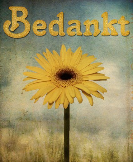 E-card Bedankt
