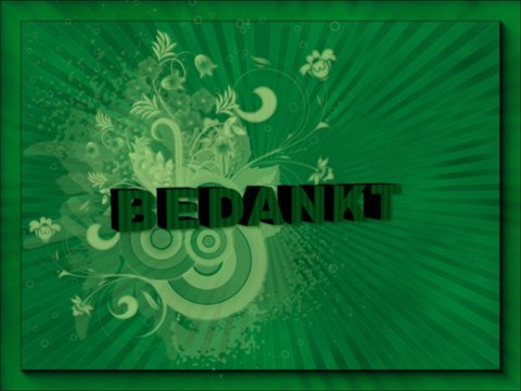 E-card Bedankt