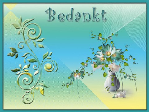 E-card Bedankt