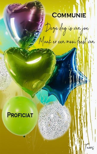 E-card Communie & Lentefeest
