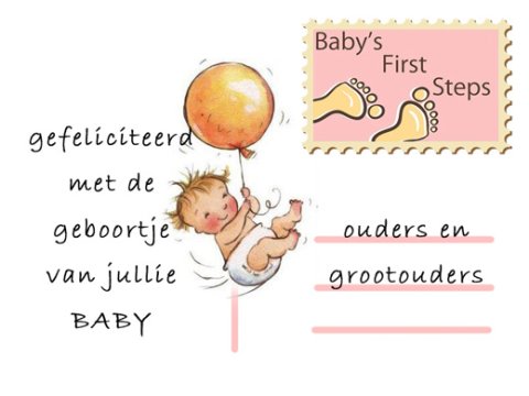 E-card Geboorte