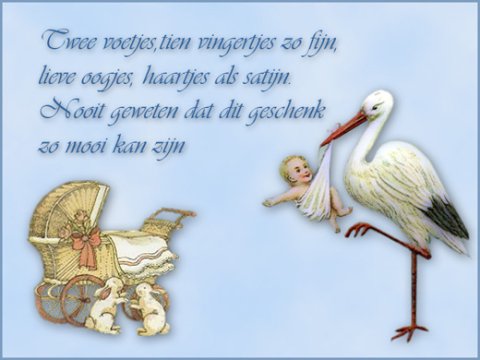 E-card Geboorte