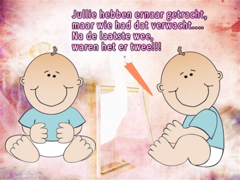 E-card Geboorte