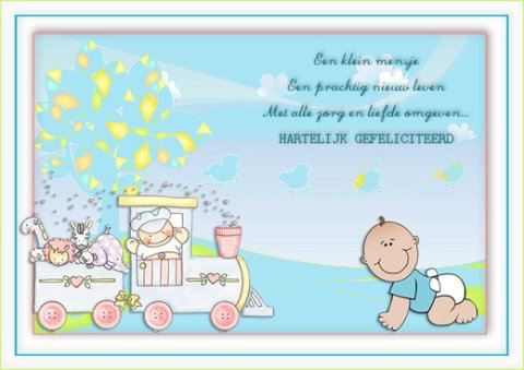 E-card Geboorte