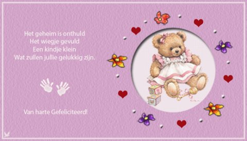 E-card Geboorte
